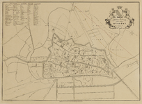 216038 Plattegrond van de stad Utrecht met directe omgeving; met weergave van het stratenplan met namen (ged.) en ...